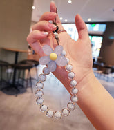 Macarons Color Handmade Beaded Mobile Phone Charm