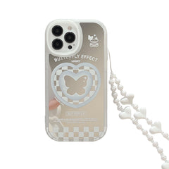 Phone Cover With Hand Made Bracelet ||Glossy Reflective 360 Protection