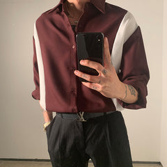 Korean Style Patched Shirt (Unisex)