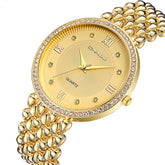 Diamond ladies quartz watch for womens