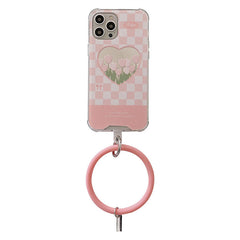 Ins Mirror Flower Bracelet Suitable For IPhone13 Mobile Phone Case