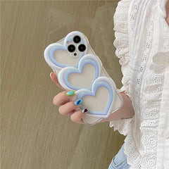 Three-dimensional Love For Iphone12promax Apple 13 Phone Case Silicone 11 Protective Case