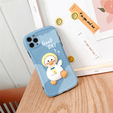 Compatible with Apple, Three Dimensional Cute Duck Phone Case Iphone12pro 7P Cartoon Anti Drop Case