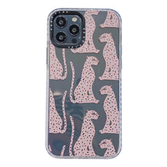 Pink Leopard Transparent Soft Shell