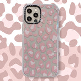 Pink Leopard Transparent Soft Shell