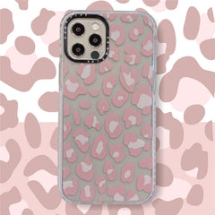 Pink Leopard Transparent Soft Shell