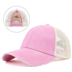 Outdoor Running Fitness High Ponytail Caps for Women's