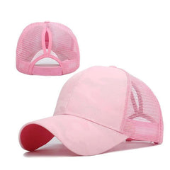 Outdoor Running Fitness High Ponytail Caps for Women's