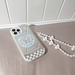 Phone Cover With Hand Made Bracelet ||Glossy Reflective 360 Protection