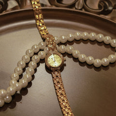 Woven Copper Strip Medieval Watch for women