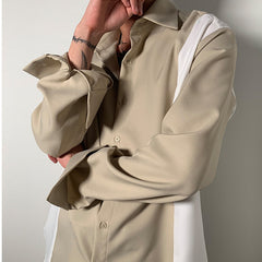 Korean Style Patched Shirt (Unisex)