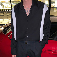 Korean Style Patched Shirt (Unisex)