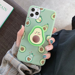 Avocado Knob-hold phone case by Waves Clothing