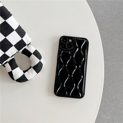 Wavy Ringer Solid Color Phone Case