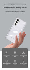 S23 Flexible Phone Case Airbag Drop-resistant Transparent Soft Silicone