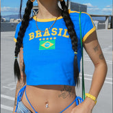 Spring New Women's Clothing Short Sleeve Crew Neck Casual