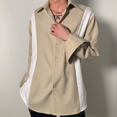 Korean Style Patched Shirt (Unisex)