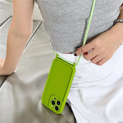 Phone Case Silicone Soft Case Lanyard