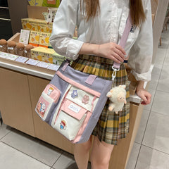 Large Capacity Cute Student Fashionable Portable Messenger Bag