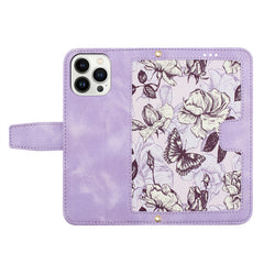 Small Floral Flip Leather Case Lanyard Phone Case
