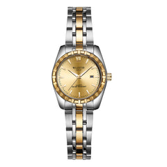 Couple Watch Silver Plated Band Watch 28mm