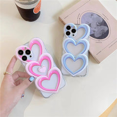 Three-dimensional Love For Iphone12promax Apple 13 Phone Case Silicone 11 Protective Case
