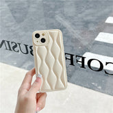 Wavy Ringer Solid Color Phone Case