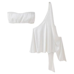 Vest Two-Piece Set for Beach and Party Wear