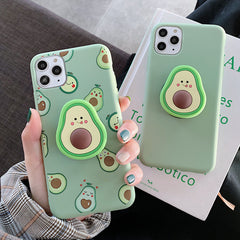 Avocado Knob-hold phone case by Waves Clothing