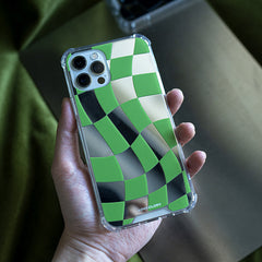Mirror Checkerboard Phone Cover
