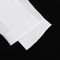 French Style Long Sleeve Lace-up Top Loose Shorts Suit