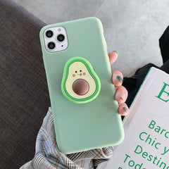 Avocado Knob-hold phone case by Waves Clothing