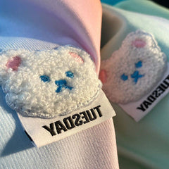 Tie-dye Gradient Bear Sweater for mens & womens