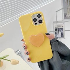 Candy-colored Heart Stand And Phone Case Included