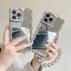 Fashion Mirror Silicone Soft Shell