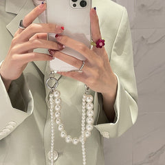 Fashionable Big Pearl Phone Case 8plus Soft