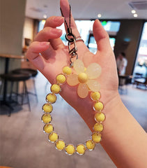 Macarons Color Handmade Beaded Mobile Phone Charm