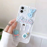 New Creative Epoxy Cream Love Phone Case Cartoon Protective Case