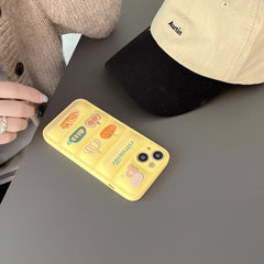 Pumpkin Puffed Phone Case With 360 Protective Border