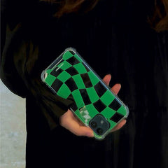 Mirror Checkerboard Phone Cover