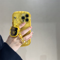 Japanese And Korean Warm Yellow Bear Mobile Phone Shell