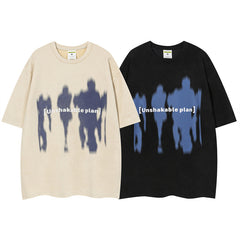 Japanese-Style Retro T-Shirt Relaxed Fit