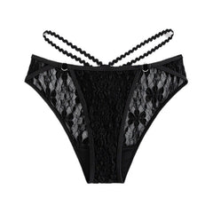 Women's Mesh Triangle Bikini Lace-up