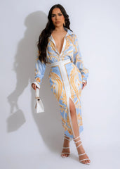 Two-Piece Deep Neck Silicon Suit-Skirt For Women