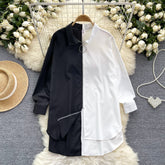 France Style Multi-Coloured Shirt For Women