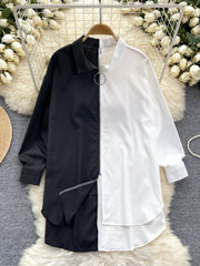 France Style Multi-Coloured Shirt For Women