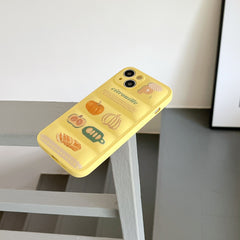Pumpkin Puffed Phone Case With 360 Protective Border