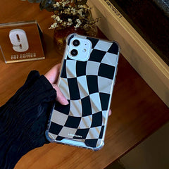 Mirror Checkerboard Phone Cover