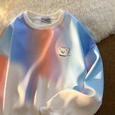 Tie-dye Gradient Bear Sweater for mens & womens