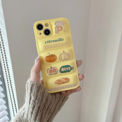 Pumpkin Puffed Phone Case With 360 Protective Border